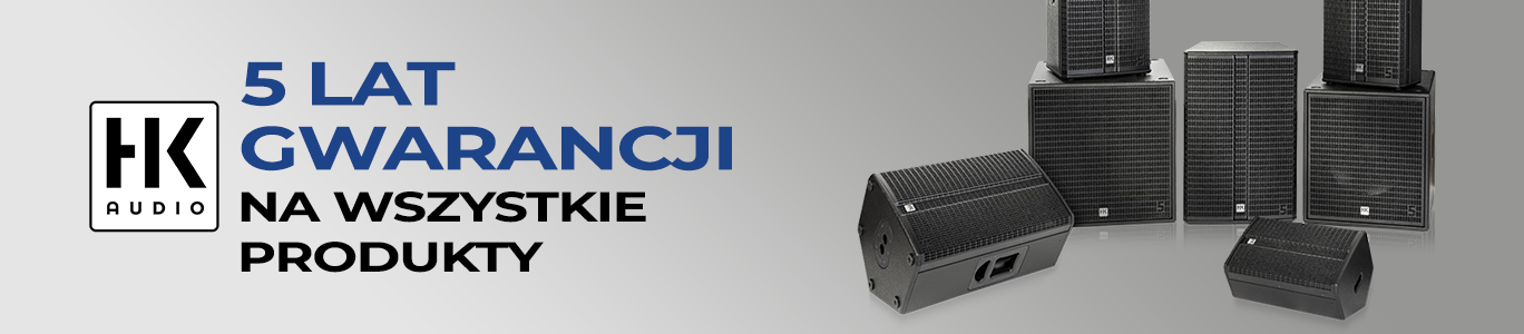 HK Audio - 5 lat gwarancji